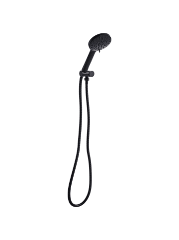 Beliani Wannenarmaturen UCHIZA in Schwarz - (W) 12 x (H) 24 x (L) 6 cm