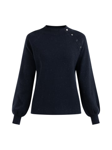 DreiMaster Klassik Strickpullover Turtleneck in Marine