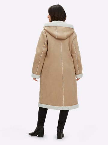 sheego Mantel in camel