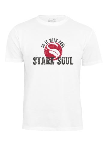 Stark Soul® Logo T-Shirt Vintage STARK SOUL in Weiss