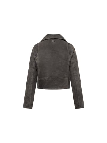 Bolongaro Trevor Lederjacke Millie Biker in dunkelgrau