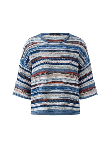 Oui Pullover in blue white