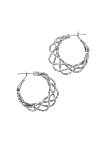 grassland Women Latch Back Earrings in Silver