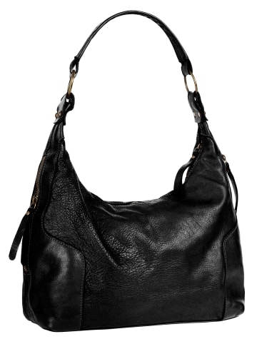 Samantha Look Shopper echt Leder in schwarz