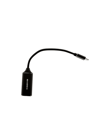 COFI 1453 USB Typ-C zu HDMI Female Adapter 4K HD, Plug & Play in Schwarz