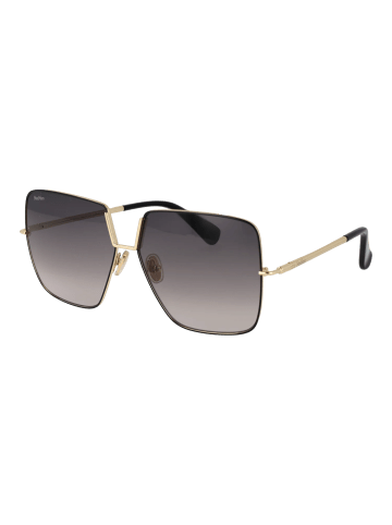 Max Mara Frauen Sonnenbrille Quadratisch Schwarz