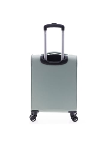 Gladiator 3700 4 Rollen Kabinentrolley 55 cm mit Dehnfalte in green