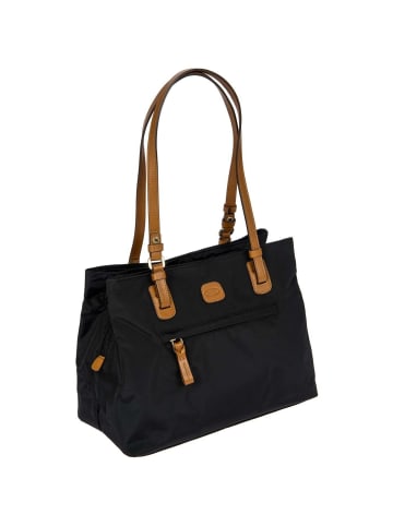 BRIC`s X-Bag - Shopper M 32 cm (tropical camouflage) in schwarz