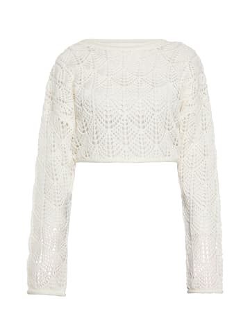 Swirly Pullover in Weiss