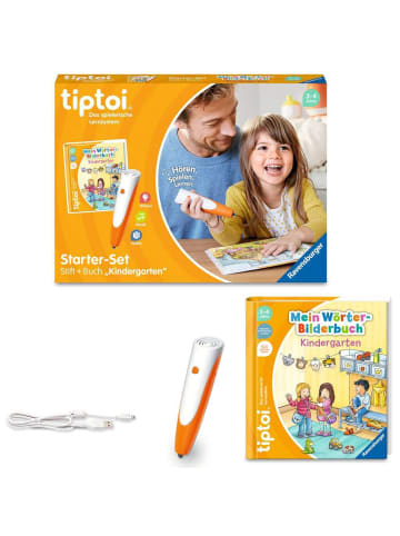 Ravensburger Spiel mit Elektronik tiptoi® Starter-Set: Stift und Wörter-Bilderbuch Kindergarten - ab 3 Jahre 3-4 Jahre in bunt