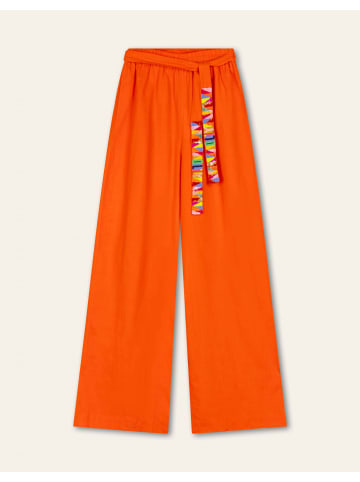 Oilily Leinen Hose Please in Rot