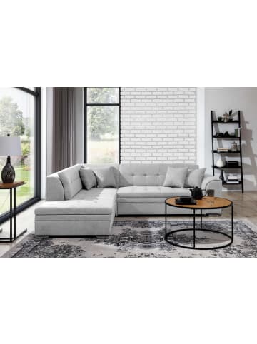 MF Design Piri Recamiere Links in Grau -  (L) 260 x (B) 260 x (H) 78 cm