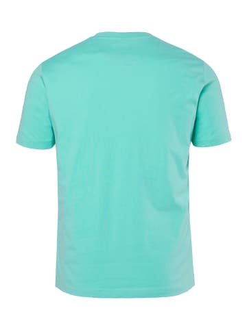 Men Plus Kurzarm T-Shirt in jadegrün