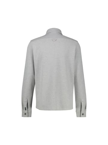 Lerros Langarmhemd in storm grey melange