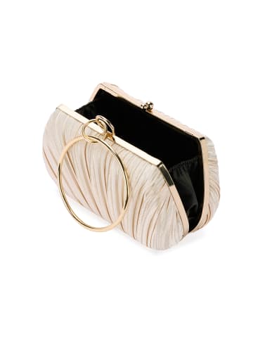 Blonda Women Clutch in Champagne
