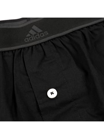 adidas 2er Pack Active Woven Boxer  in Schwarz
