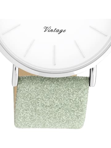 Oozoo Analog-Armbanduhr Oozoo Vintage Series grün groß (ca. 40mm)