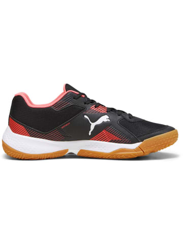 Puma Hallenschuhe Solarflash II in puma black-fire orchid-puma white-gum