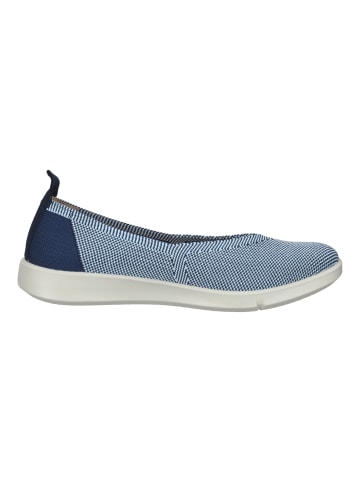 Legero Ballerinas in Blau/Weiß