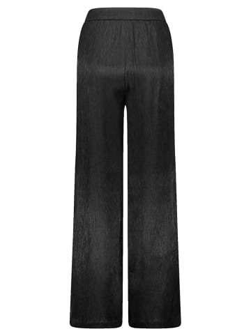Gerry Weber Fließende Schlupfhose mit Crinkle-Effekt in Schwarz