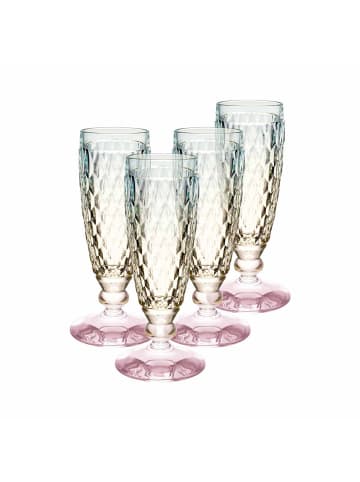 Villeroy & Boch 4er Set Sektgläser Boston Pearl in Bunt 120 ml in bunt