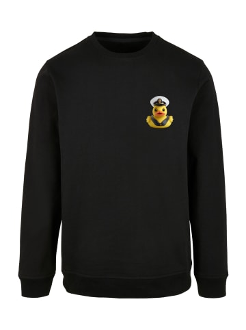 F4NT4STIC Sweatshirt Rubber Duck Captain CREW in schwarz