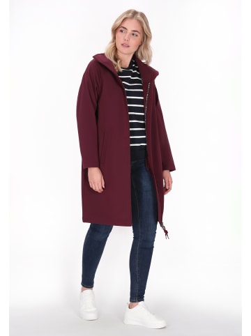 Schmuddelwedda Women Softshell Jacket in burgundy