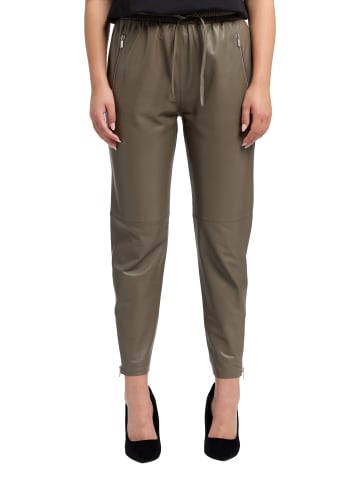 Carlo Colucci Lederhose Demichiel in Braun