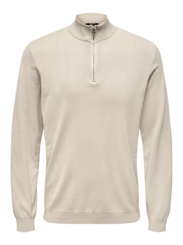 ONLY & SONS Strickpullover in Silver Lining 1
