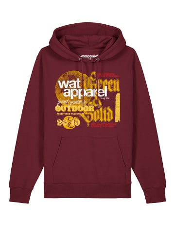 wat? Apparel Sweatshirt LIMITED EDITION LOGO PRINT 02 in Weinrot