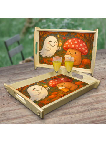 Mr. & Mrs. Panda tablett für getränke Gespenst  Prost  Design oh... in Weiß