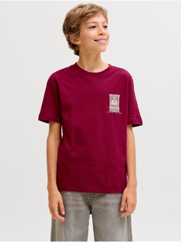 JACK & JONES Junior T-shirt in Tibetan Red