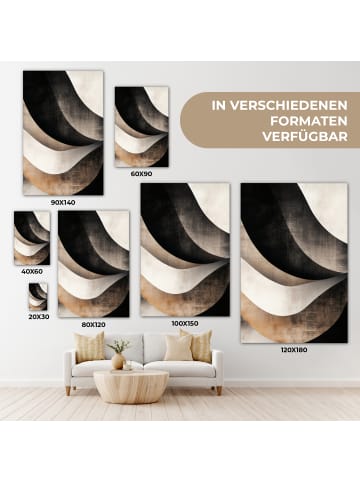 MuchoWow Leinwand Bilder Trüffeleichefarben