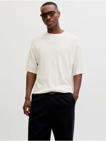 Jack & Jones Gestricktes T-Shirt in Cloud Dancer