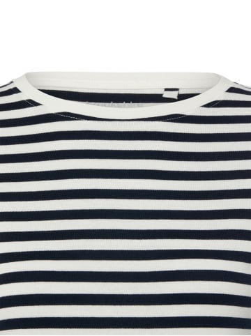 brookshire Langarm-Shirt in marine ecru - 0040