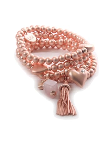 collezione alessandro Armband 4er Set " Jasna " in rosegold