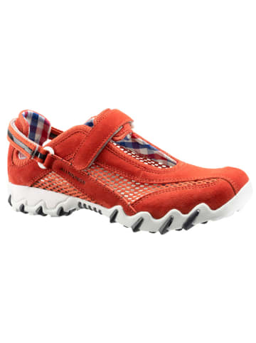 Allrounder Halbschuh Niro Velourleder / Mesh in Camelian red