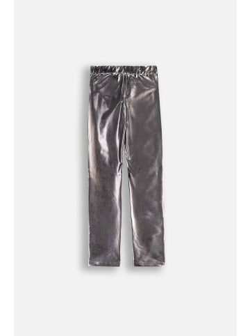 Coccodrillo Leggings mit langem Hosenbein in silbern