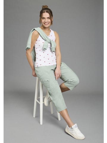 Kangaroos Shirttop in Weiß