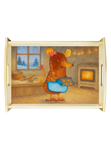 Mr. & Mrs. Panda kaffeetablett Maus Kekse Design ohne Spruch in Weiß