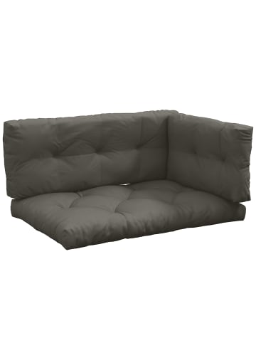 Outsunny Palettenkissen,120L x 80B x 12H cm,Dunkelgrau