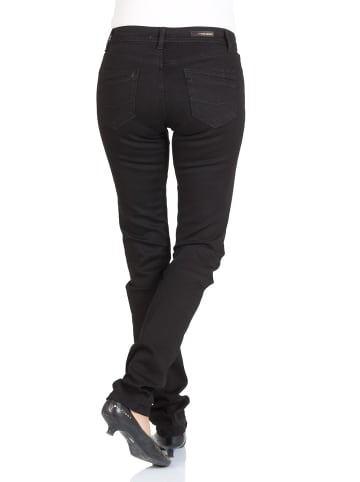 Cross Jeans Jeans Anya slim in Schwarz