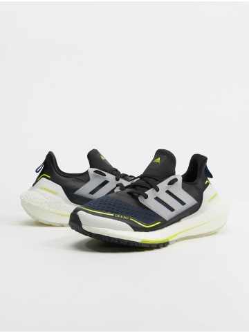 adidas Turnschuhe in crystal white/acid yellow