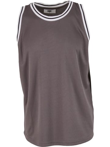 DEF DEF Tank-Tops in steel gray/white