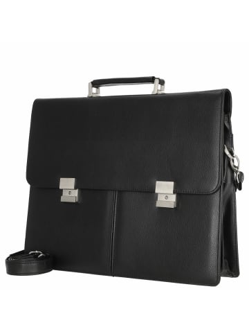 D&N Basic Line PU - Aktentasche 42 cm (schwarz) in schwarz