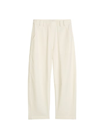 Marc O'Polo Barrel Pants in White Cotton