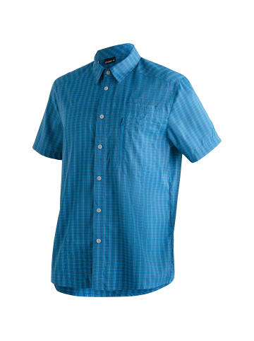 Maier Sports Mats S/S He-Hemd 1/2 Arm el. in Blau3028