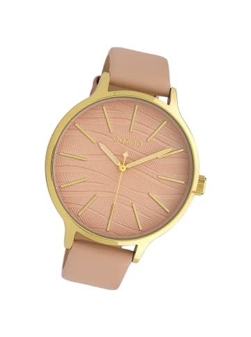 Oozoo Analog-Armbanduhr Oozoo Timepieces rosa groß (ca. 45mm)