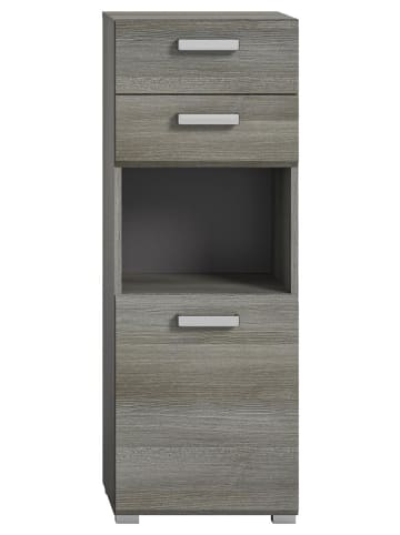 ebuy24 Badschrank Silver Rauchfarbenen 40 x 33 cm