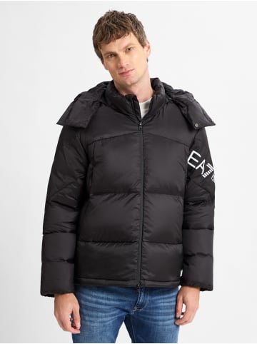 EA7 Steppjacke in schwarz